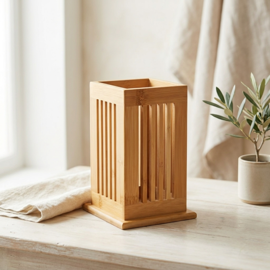 Wooden Spoon Holder
